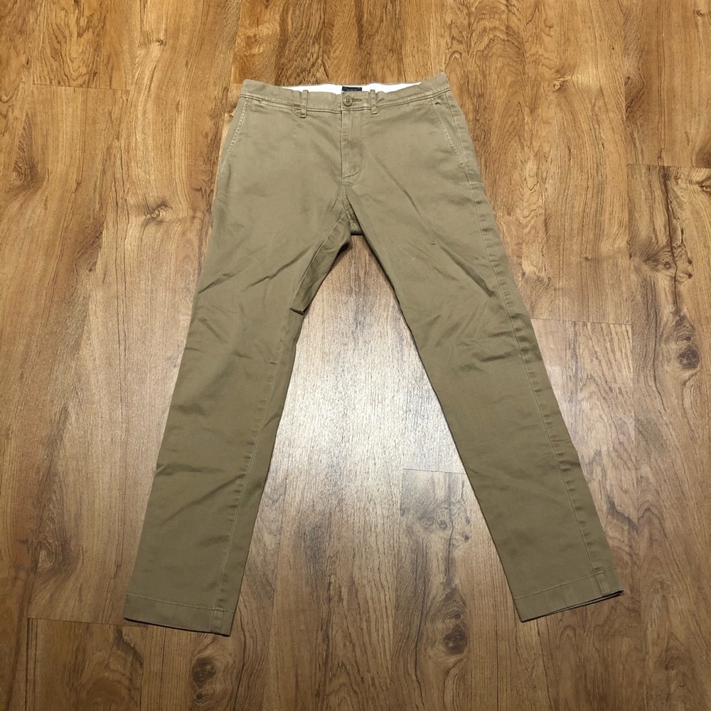 J. Crew 484 Chinos, River Brown, 28x30